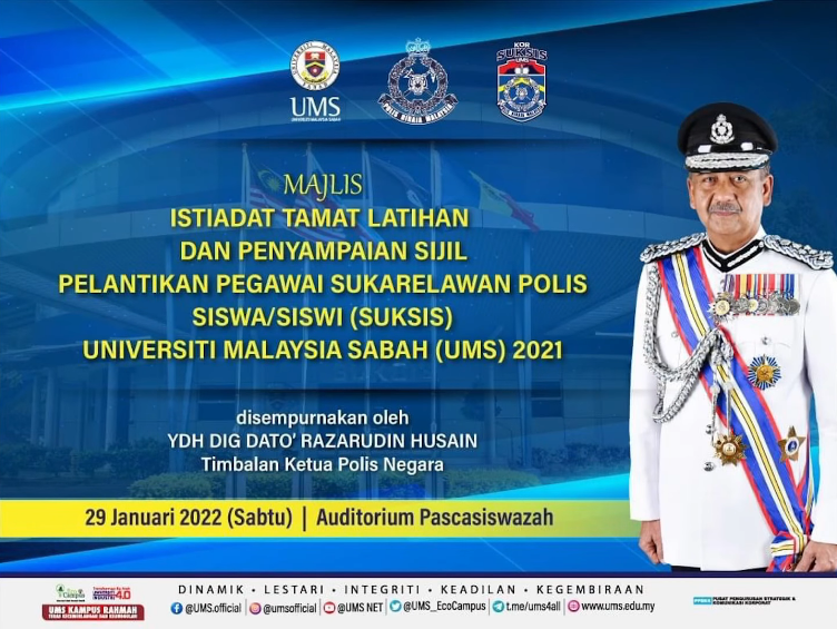 Video Pilihan Timbalan Kpn Tauliahkan 52 Pelatih Kor Suksis Ums Inspektor Sukarelawan Simpanan