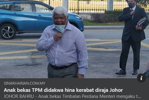 Artikel Pilihan Anak Bekas Tpm Didakwa Hina Kerabat Diraja Johor
