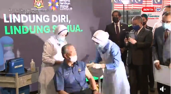 Live Pelancaran Program Imunisasi Covid 19 Kebangsaan Fasa Pertama