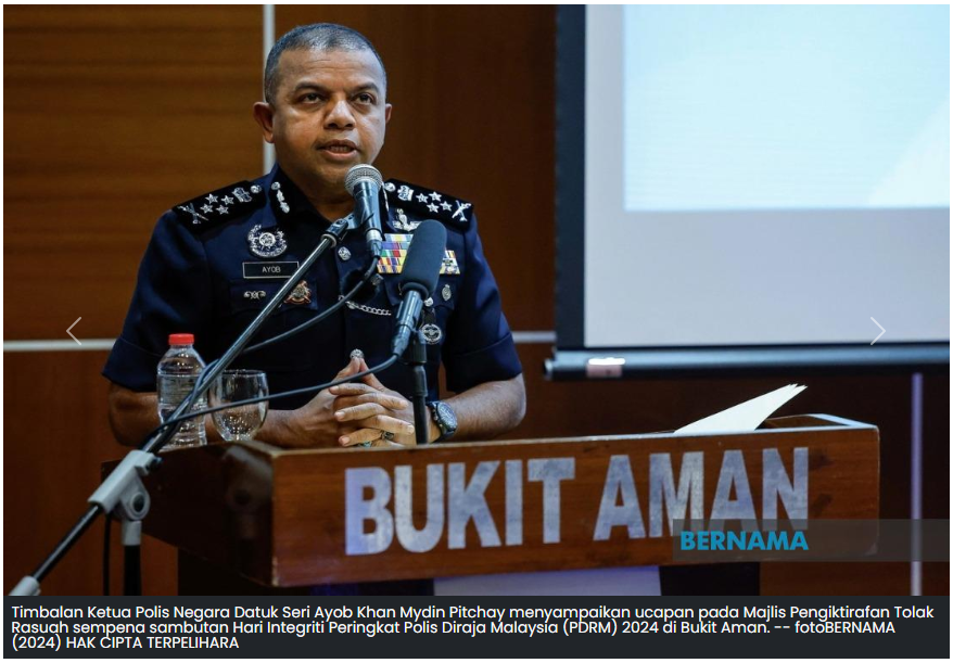 Artikel Pilihan 45 Pegawai Anggota Polis Ditahan Sprm Bagi Tempoh Januari Hingga September Lepas Timbalan Kpn