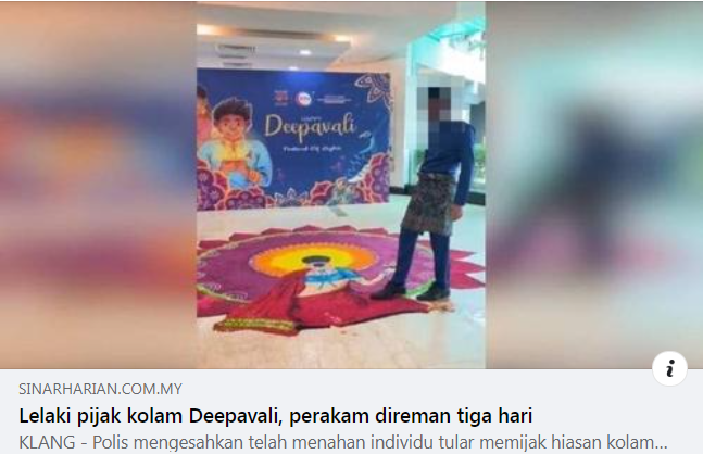 Update Isu Tular Lelaki Pijak Kolam Deepavali Perakam Direman Tiga Hari