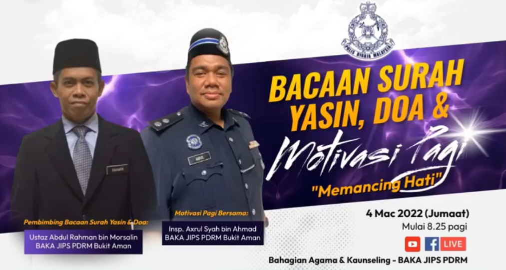 [LIVE] PROGRAM BACAAN SURAH YASIN, DOA DAN MOTIVASI PAGI