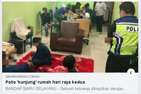Pkpb Covid 19 Artikel Pilihan Polis Kunjung Rumah Hari Raya Kedua