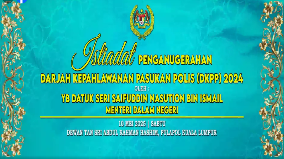 Live Istiadat Penganugerahan Dkpp Tahun 2024