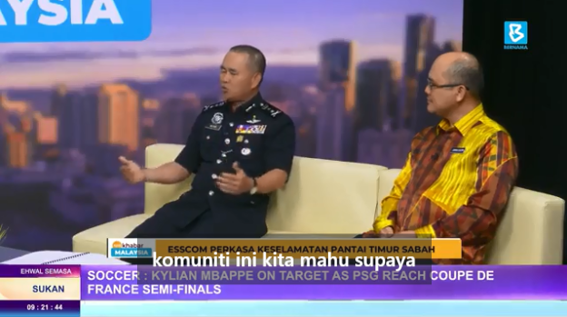 Live Apa Khabar Malaysia Esscom Perkasa Keselamatan Pantai Timur Sabah