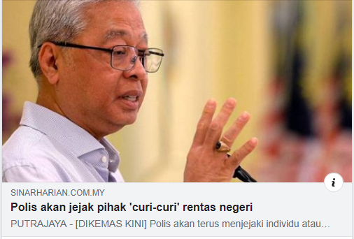 Pkpb Covid 19 Artikel Pilihan Polis Akan Jejak Pihak Curi Curi Rentas Negeri