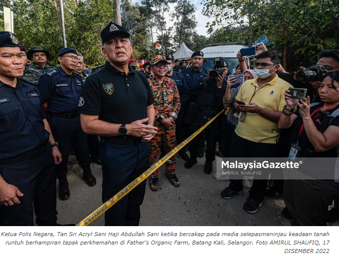 Artikel Pilihan Ketua Jsj Selangor Ketuai Siasatan Tragedi Tanah Runtuh Batang Kali Kpn