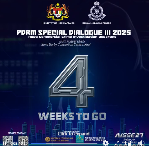 Countdown To Pdrm Special Dialogue Iii 2025 4 Weeks To Go