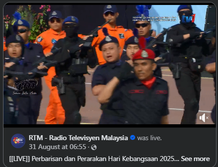 Live Sambutan Hari Kebangsaan 2025