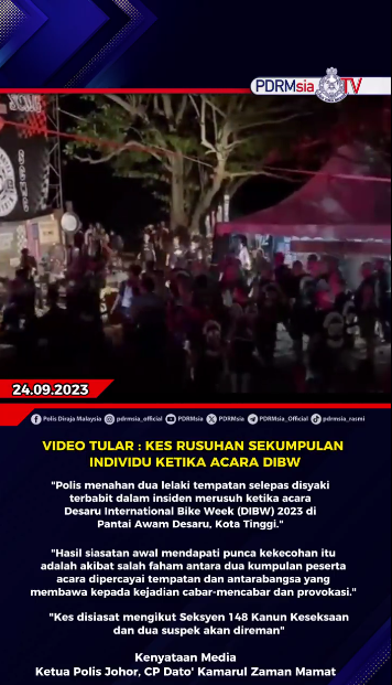 Video Tular Kes Rusuhan Sekumpulan Individu Ketika Acara Dibw