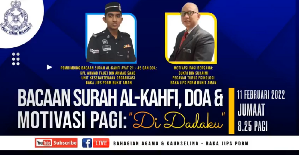 [LIVE] PROGRAM BACAAN SURAH AL-KAHFI, DOA DAN MOTIVASI PAGI