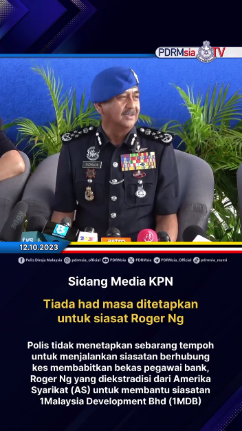 Video Pilihan Tiada Had Masa Ditetapkan Untuk Siasatan Roger Ng