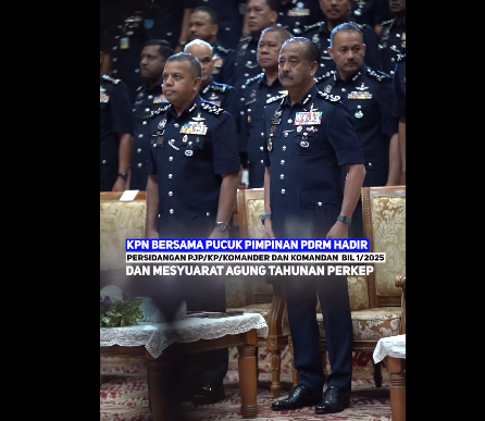VIDEO PILIHAN: KPN BERSAMA PUCUK PIMPINAN PDRM HADIR PERSIDANGAN PJP/KP/KOMANDER DAN KOMANDAN BIL 1/2025 DAN MESYUARAT AGUNG TAHUNAN PERKEP