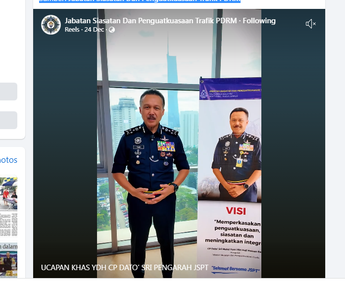 Video Pilihan Ucapan Khas Pengarah Jspt Sempena Hari Krismas Dan Cuti Persekolahan Akhir Tahun 2024