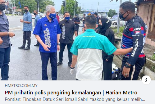 Artikel Pilihan Pm Prihatin Polis Pengiring Kemalangan