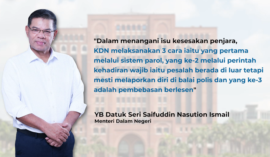 Kdnprihatin Video Pilihan Kdn Perkenalkan Tiga Inisiatif Bantu Atasi Kesesakan Dalam Penjara