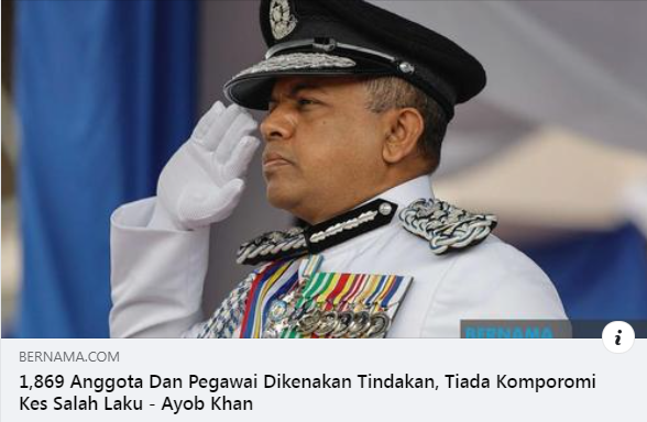 Artikel Pilihan 1 869 Pegawai Dan Anggota Dikenakan Tindakan Tiada Kompromi Kes Salah Laku Timbalan Kpn
