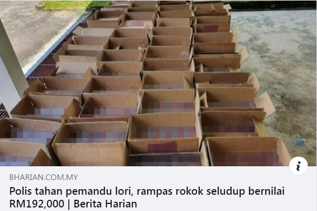 Artikel Pilihan Polis Tahan Pemandu Lori Rampas Rokok Seludup Bernilai Rm192 000