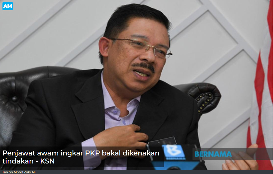 Pkp Pkpb Pkpp Covid 19 Artikel Pilihan Penjawat Awam Ingkar Pkp Bakal Dikenakan Tindakan