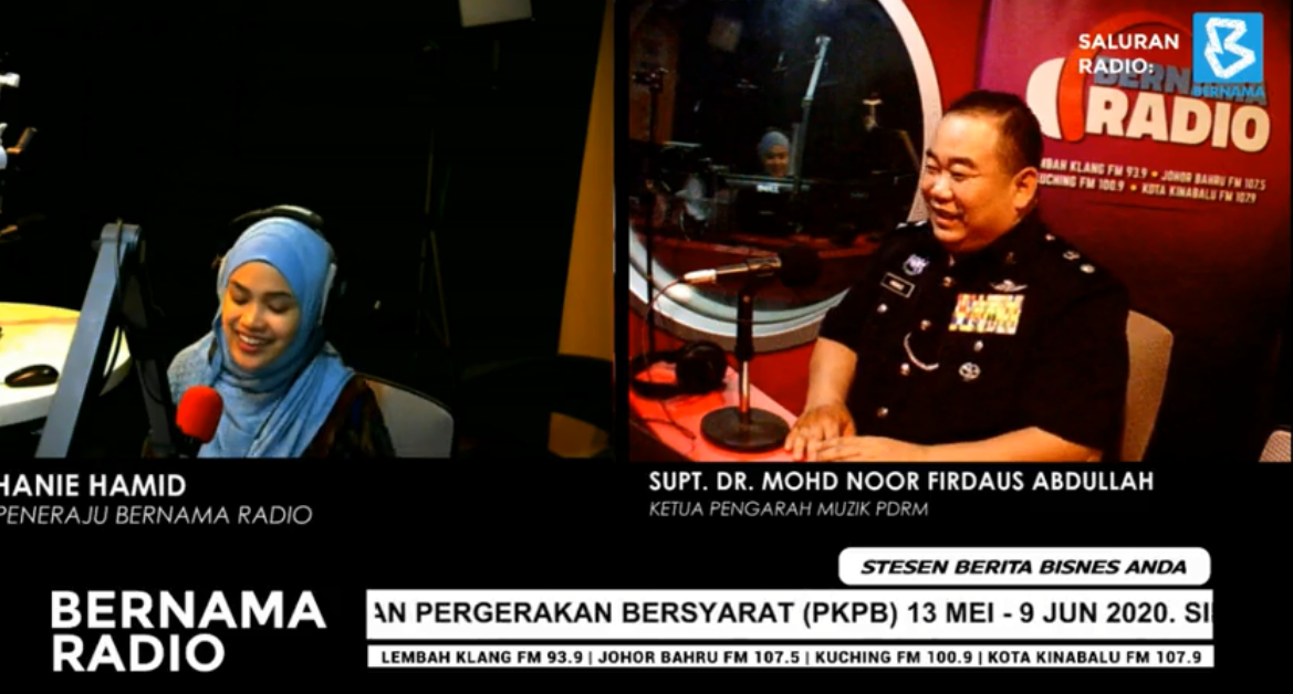Pkpb Covid 19 Program Temu Bual Radio Bernama Bersama Ketua Pengarah Muzik Pdrm