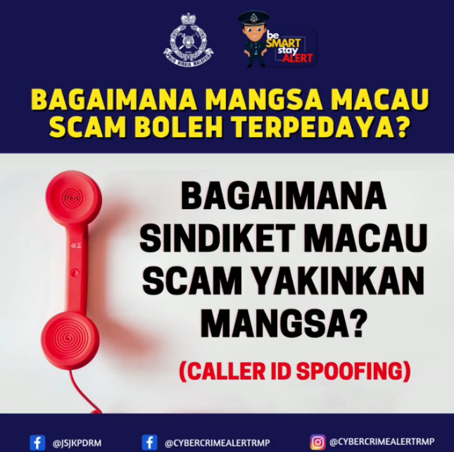 Besmartstayalert Letsfightscammertogether Video Pilihan Scam Alert Awas Waspada Taktik Macau Scam