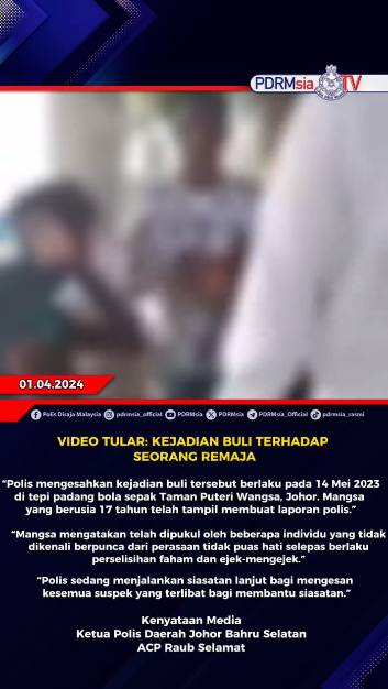 Video Tular Kejadian Buli Terhadap Seorang Remaja
