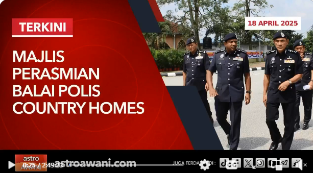 LIVE: MAJLIS PERASMIAN BALAI POLIS BANDAR COUNTRY HOMES