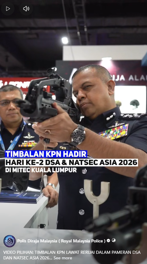 Video Pilihan Timbalan Kpn Lawat Reruai Dalam Pameran Dsa Dan Natsec Asia 2026