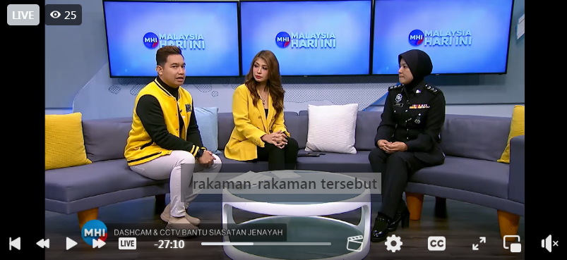 Live Malaysia Hari Ini Dashcam Dan Cctv Bantu Siasatan Jenayah