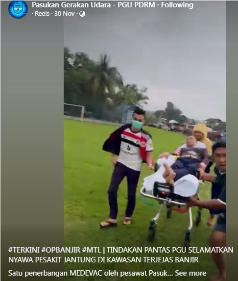 Opbanjir Posting Pilihan Tindakan Pantas Pgu Selamatkan Nyawa Pesakit Jantung Di Kawasan Terjejas Banjir